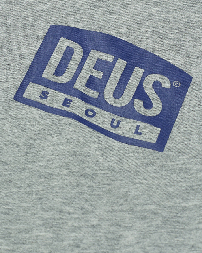 Daft Steady Long Sleeve Tee - Grey Marle, view 3|Flatlay