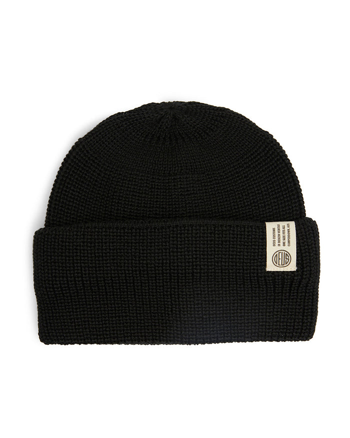 Deck Beanie - Black, view 1|Flatlay