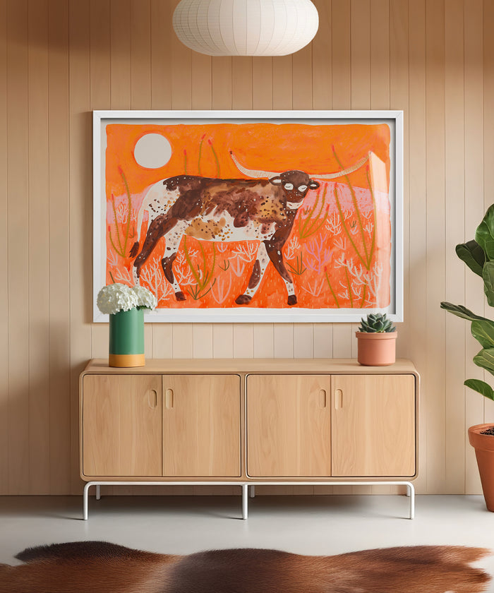 Desert Longhorn by Melissa Lakey