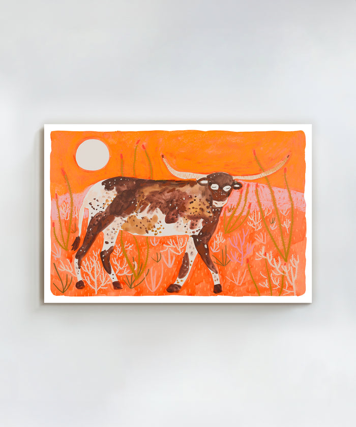Desert Longhorn by Melissa Lakey