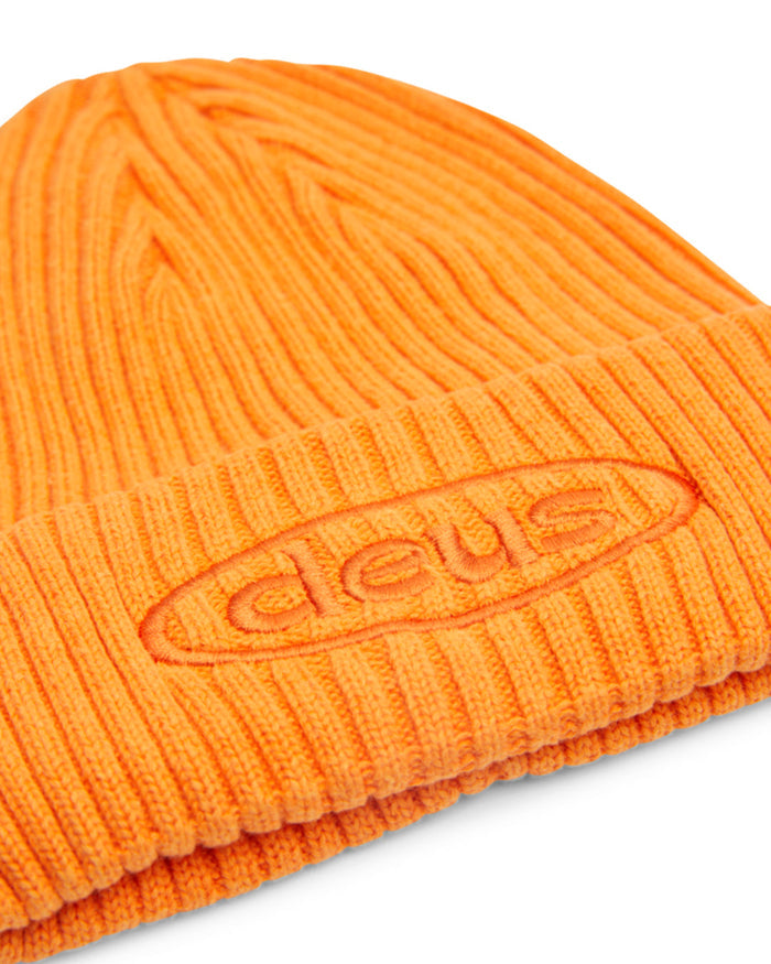 Detroit Beanie - Nectarine, view 3|Flatlay