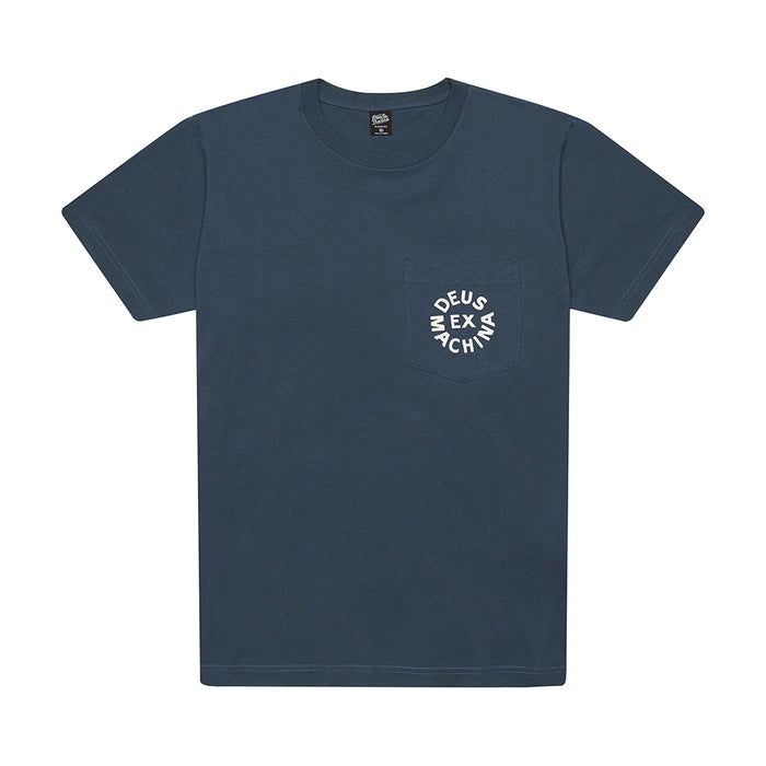 Deus Logo Tee - Navy, view 1