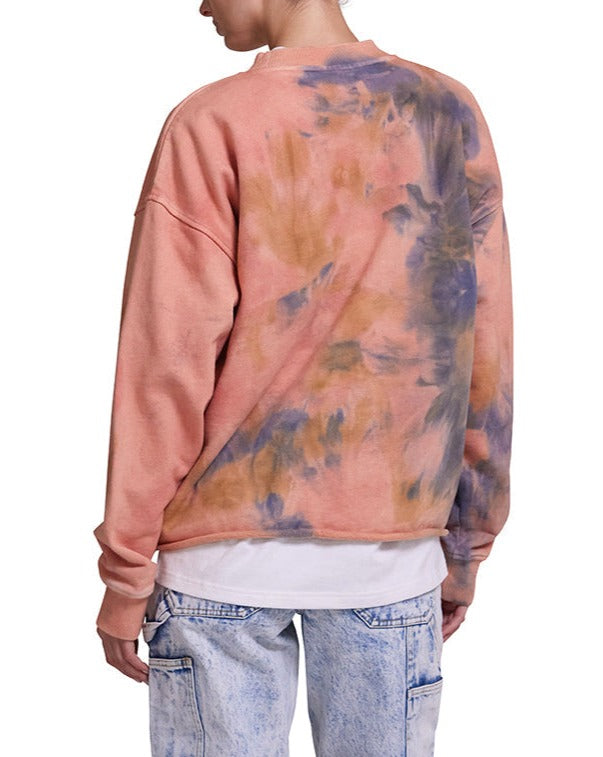 Displacement Crew - Mango Tie Dye, view 2|Model