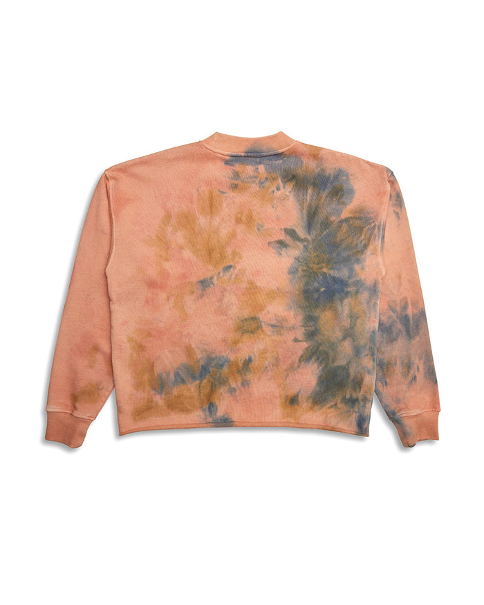 Displacement Crew - Mango Tie Dye, view 6|Flatlay