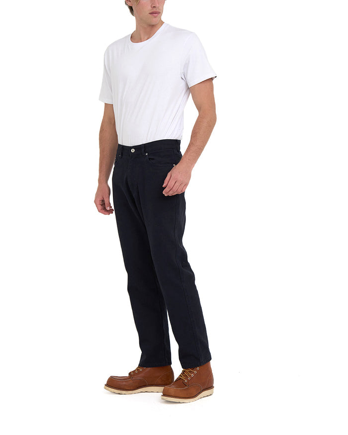 Dixon Canvas Jean - Black, view 2|Model