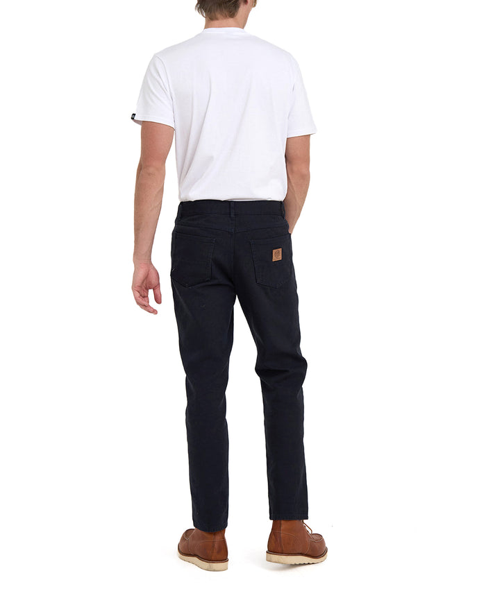 Dixon Canvas Jean - Black, view 3|Model