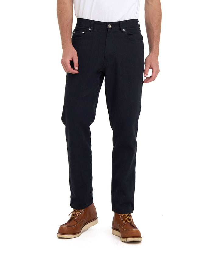 Dixon Canvas Jean - Black, view 4|Model