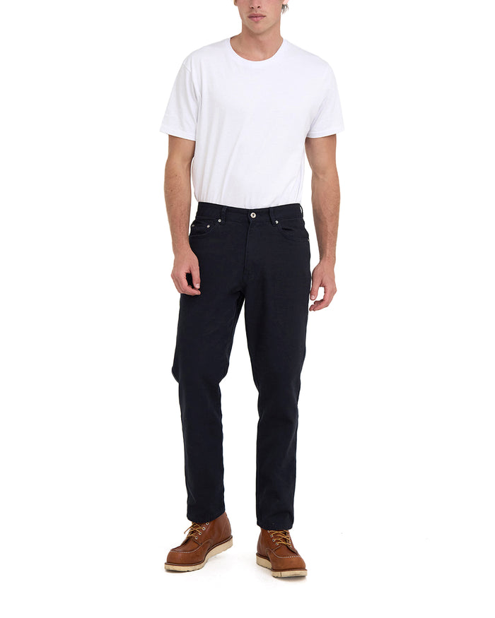 Dixon Canvas Jean - Black, view 5|Model
