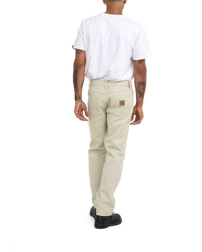 Dixon Canvas Jean - Dirty White, view 2|Model