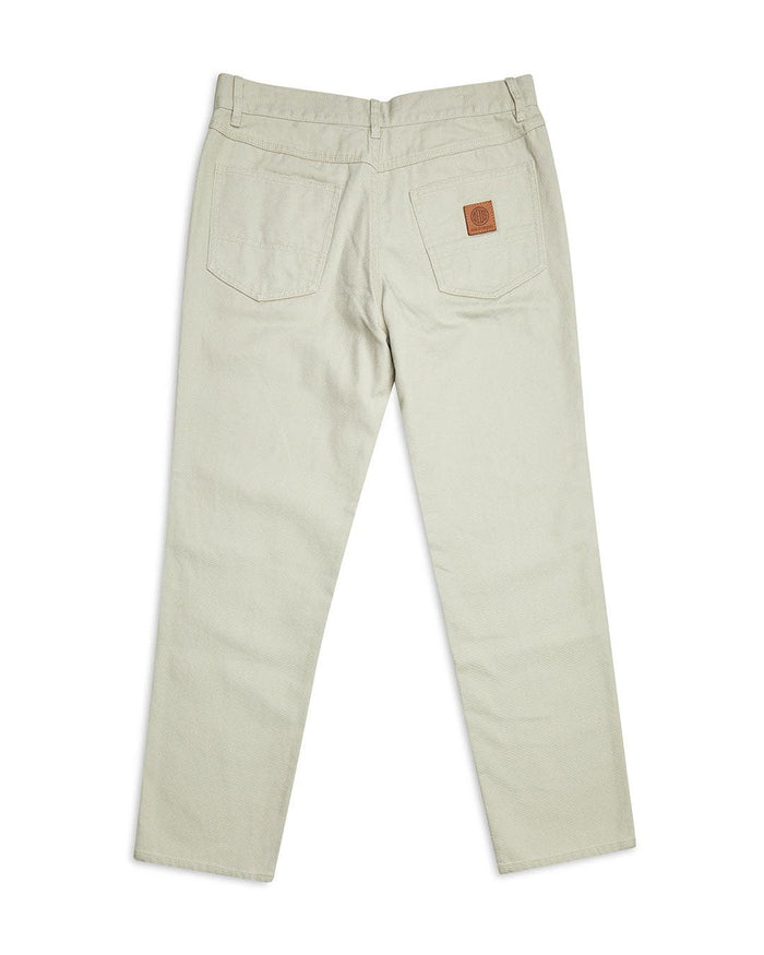 Dixon Canvas Jean - Dirty White, view 6|Flatlay