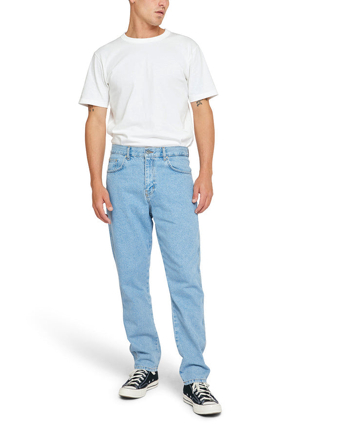 Dixon Tapered Jean - Light Stone, view 3|Model