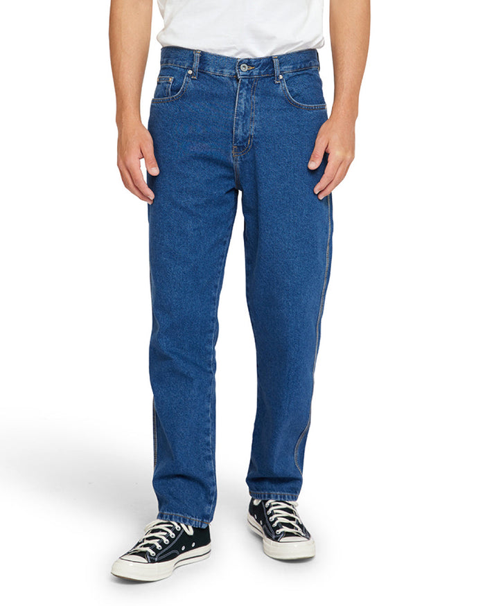 Dixon Tapered Jean - Rinse Wash, view 1|Model