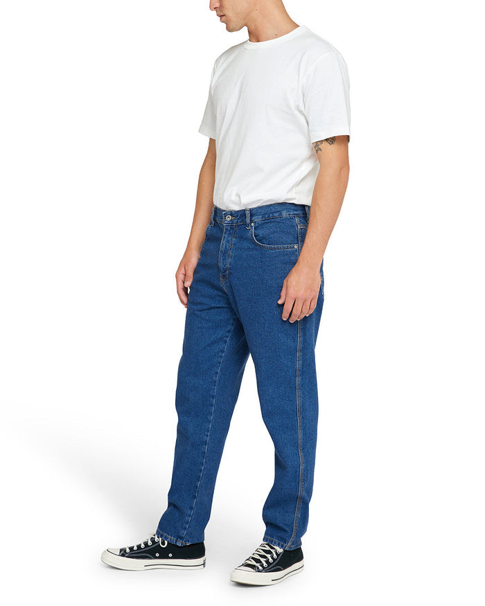 Dixon Tapered Jean - Rinse Wash, view 3|Model