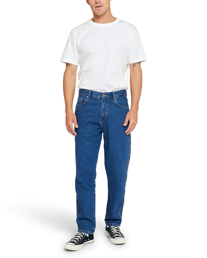 Dixon Tapered Jean - Rinse Wash, view 4|Model