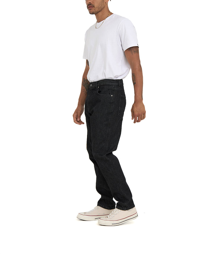 Dixon Tapered Jean - Washed Black, view 3|Model