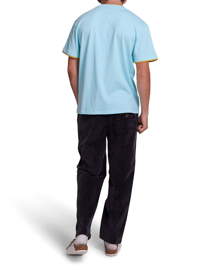 Double Up Tee - Blue Tint, view 2|Model