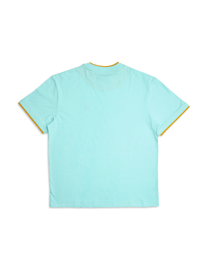 Double Up Tee - Blue Tint, view 5|Flatlay