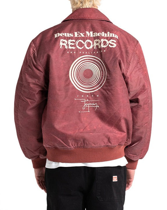 Dreamhouse Flight Jacket - Maroon, view 2|Model