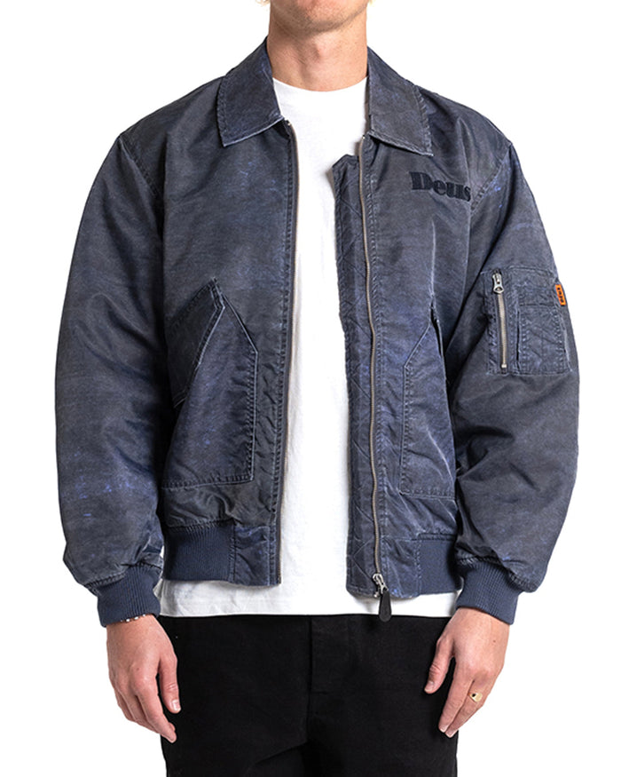 Dreamhouse Flight Jacket - Vintage Navy, view 1|Model