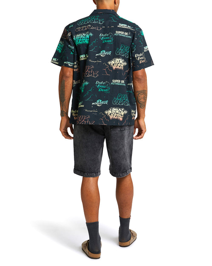Dub Bass Shirt - Anthracite, view 2|Model