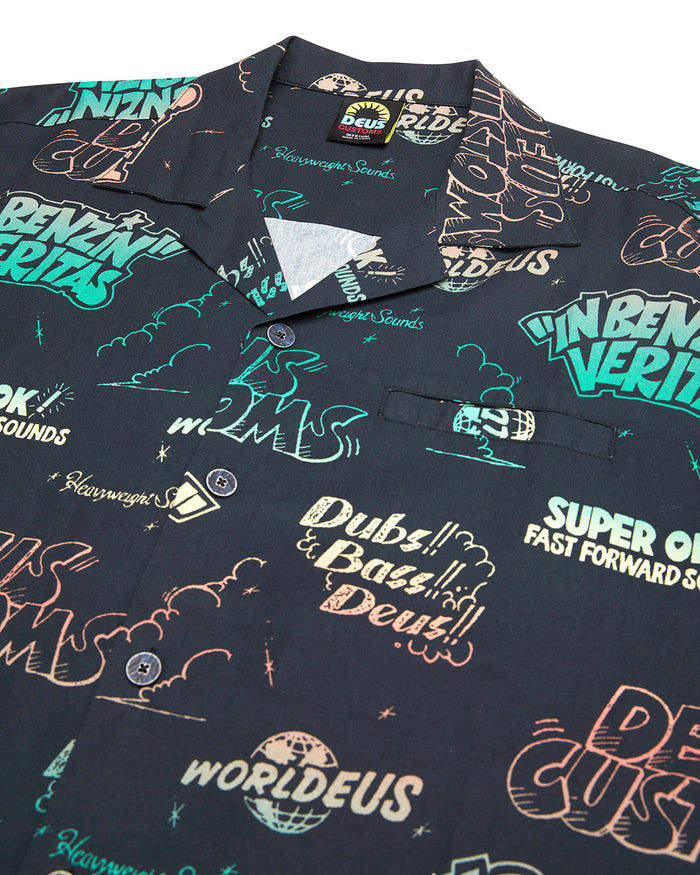 Dub Bass Shirt - Anthracite, view 7|Flatlay