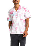 Dub Bass Shirt - Vintage White, view 1|Model