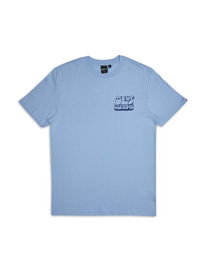 Duke Tee - Soft Chambray, view 5|Flatlay