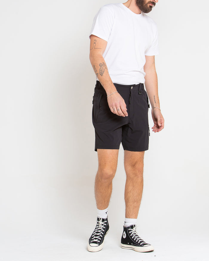 Dweller Trek Short - Black, view 8|Model