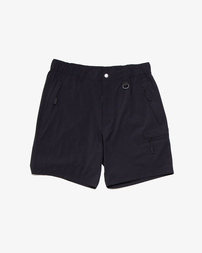 Dweller Trek Short - Black, view 9|Flatlay