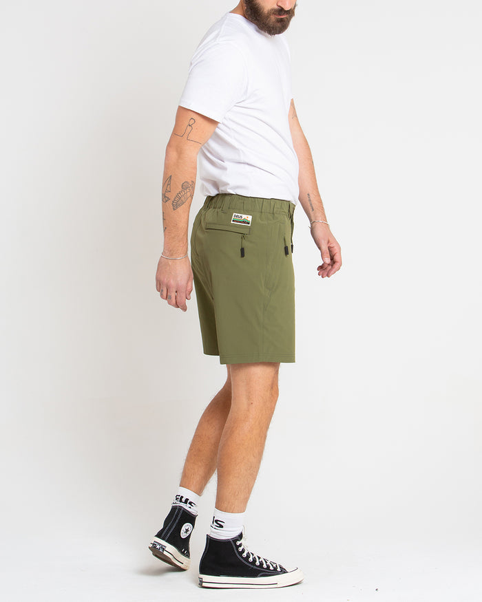 Dweller Trek Short - Capulet Olive, view 2|Model