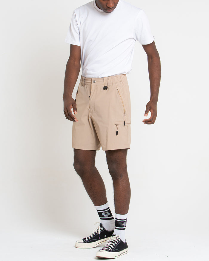 Dweller Trek Short - Khaki, view 7|Model