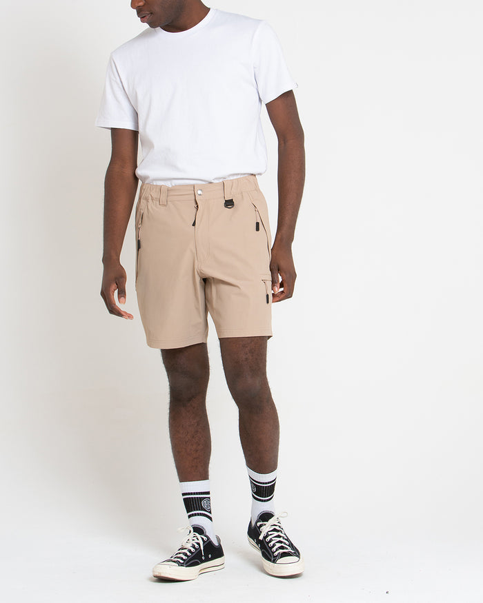 Dweller Trek Short - Khaki, view 8|Model