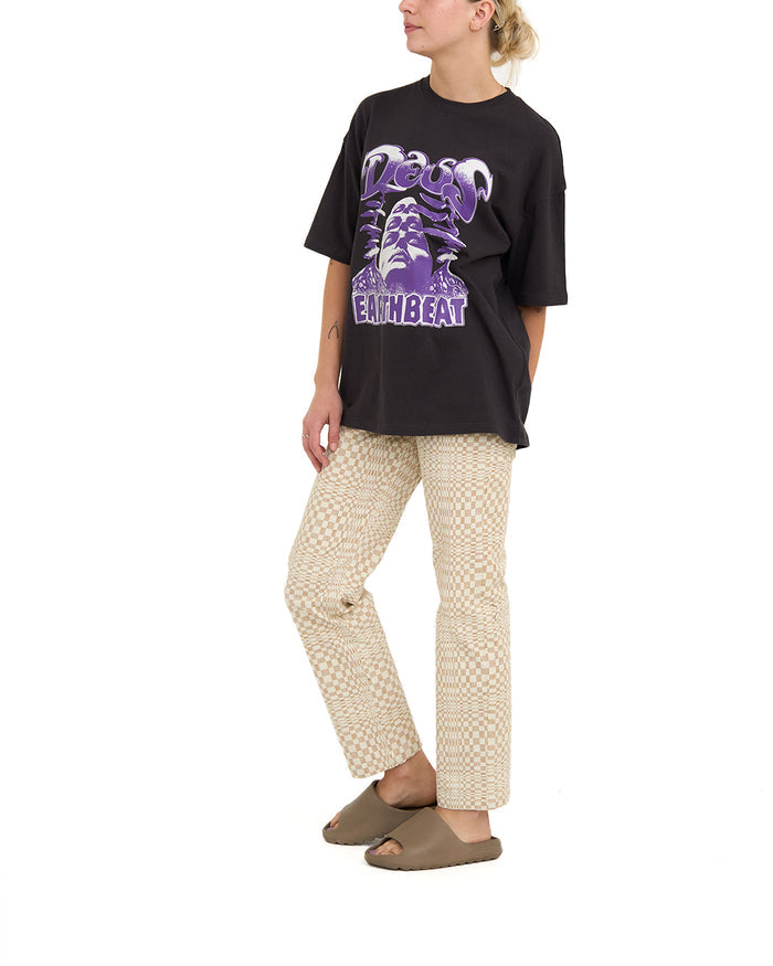 Dxw Earthbeat Tee - Anthracite, view 7|Model