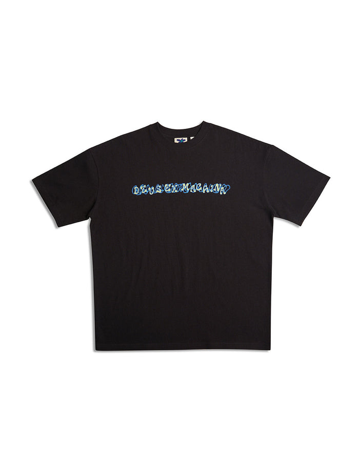 Dxw Fungus Tee - Anthracite, view 5|Flatlay