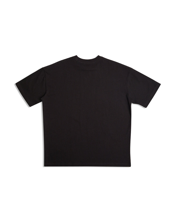 Dxw Fungus Tee - Anthracite, view 6|Flatlay