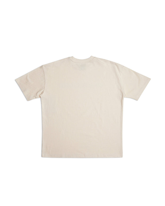 Dxw Fungus Tee - White Sand, view 6|Flatlay