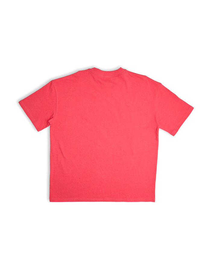 Dxw Primitive Tee - Paradise Pink, view 6|Flatlay