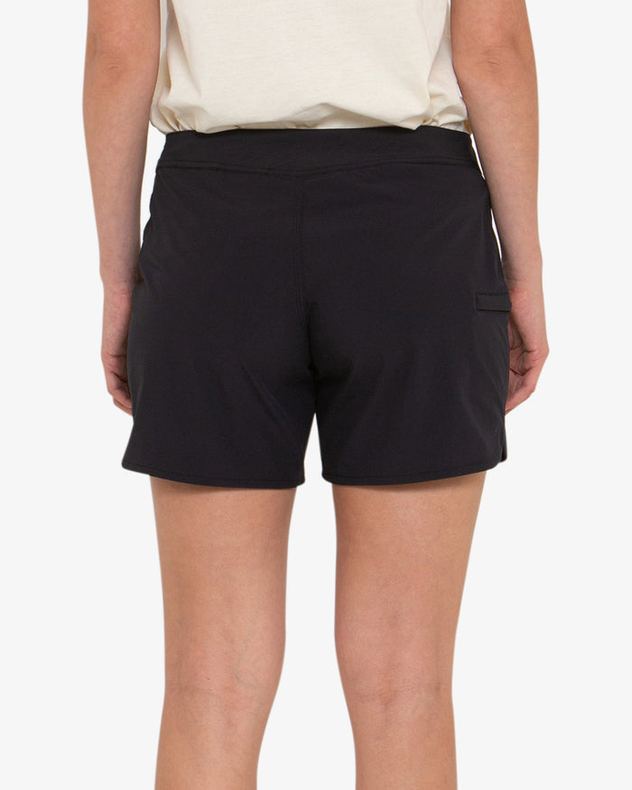 Earth Vibe Boardshort - Black, view 3