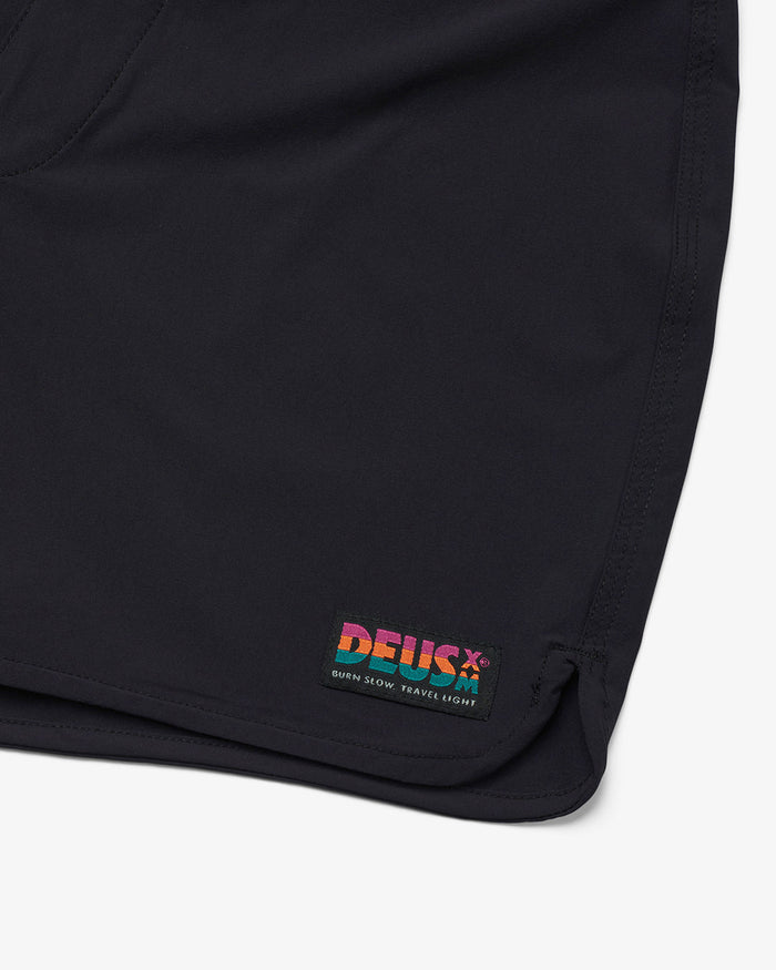 Earth Vibe Boardshort - Black, view 7