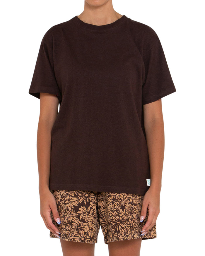 Ebi Tee - Chocolate Plum, view 1|Model