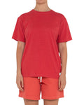 Ebi Tee - Cranberry, view 1|Model