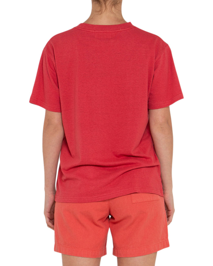 Ebi Tee - Cranberry, view 2|Model