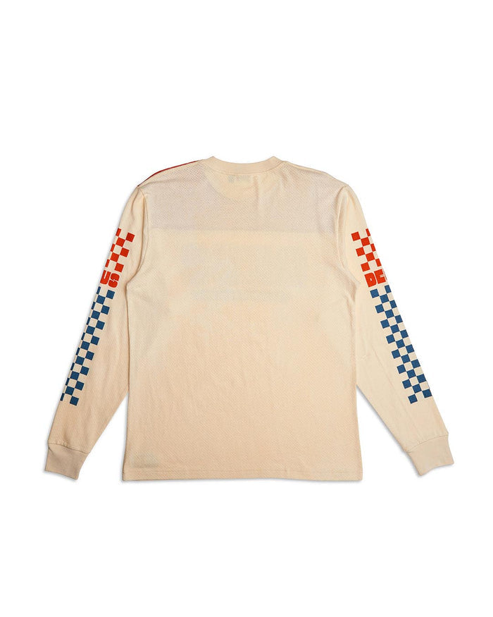 Echo Moto Jersey - Dirty White, view 6|Flatlay