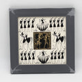 Echoes of Ancestral Rhythm:Dhokra–Warli Mixed Wall Art