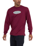 Eclipse Long Sleeve Tee - Rhodo, view 1|Model