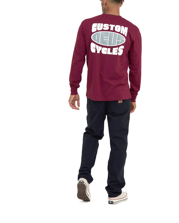 Eclipse Long Sleeve Tee - Rhodo, view 2|Model