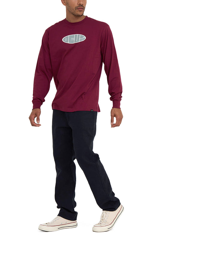 Eclipse Long Sleeve Tee - Rhodo, view 3|Model