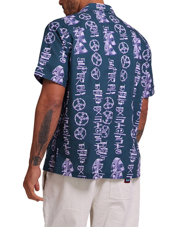 Effigy Shirt - Deep Green, view 2|Model