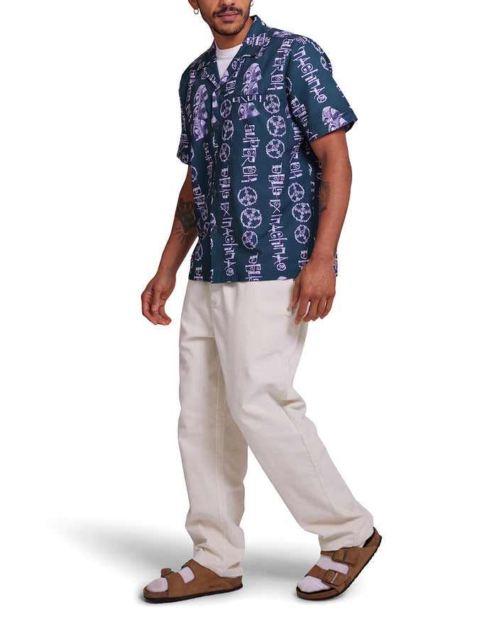 Effigy Shirt - Deep Green, view 3|Model