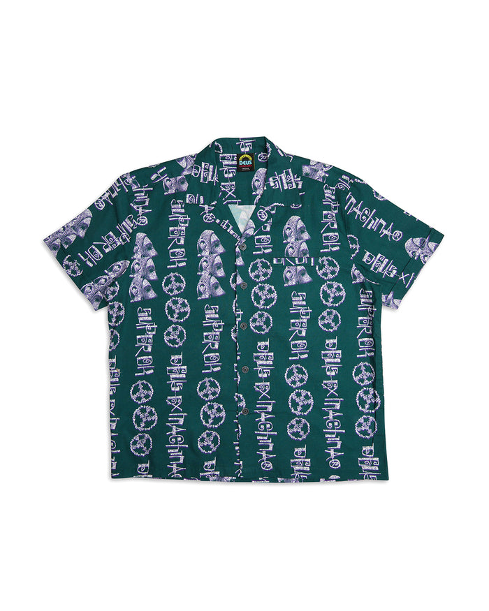 Effigy Shirt - Deep Green, view 4|Flatlay